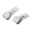 4/8Pcs Small Adjustable Curtain Pulley Clamps Heavy Duty Window Roller Shade Hinge Accessories for Home DIY Curtain Repair