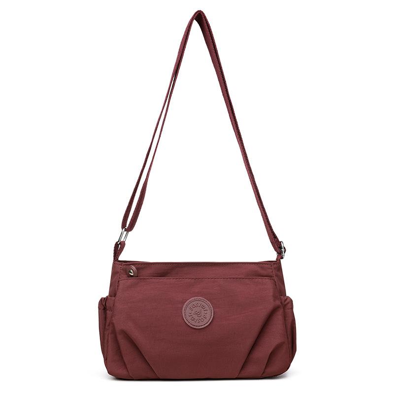 Medium Mother Bag Casual Lightweight Anti-splashing Nylon Bag Fashionable Simple Large Capacity Women's Shoulder Messenger Bag