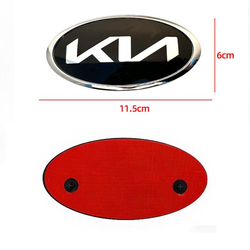 AABIW1 Car Front Gril Rear Trunk Emblem Sticker Accessories For Kia GT-Line Sportage Ceed Rio Picanto Sorento Soul Cerato Venga K9 Niro