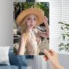 Ретро жестяная табличка Декор стены 2D Плоская металлическая табличка - Юмористическое настенное искусство на пляжную тематику со шляпой и бикини
