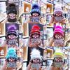 Кристаллами усыпанный брелок Monchhichi вязаная шапка норка подвеска приз в аркаде подарок для обмена