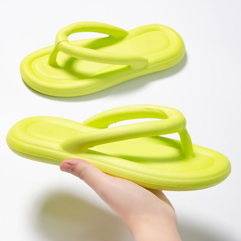 Женские летние тапочки на толстой подошве, сандалии, пляжные шлепанцы, шлепанцы, обувь для ванной, обувь из ЭВА, обувь унисекс