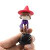 Witch Broomstick Dashboard Drift Ornaments Motion Activated Fun Drift Turn Car Dashboard Decor Mini Dynamic Interactive Automobile Interior