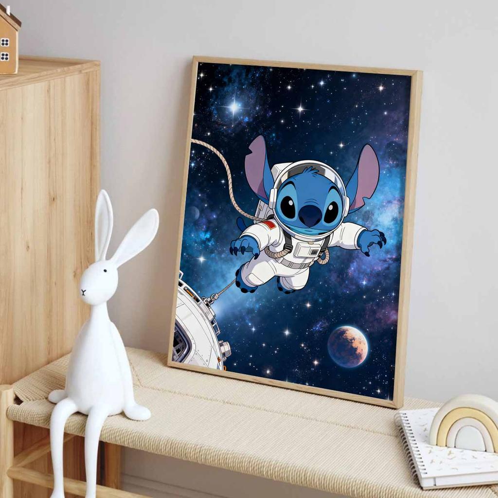 Disney Diamond Painting DIY Stitch Space Diamond Art Painting Set for Home Office Decoration Handmade Gifts