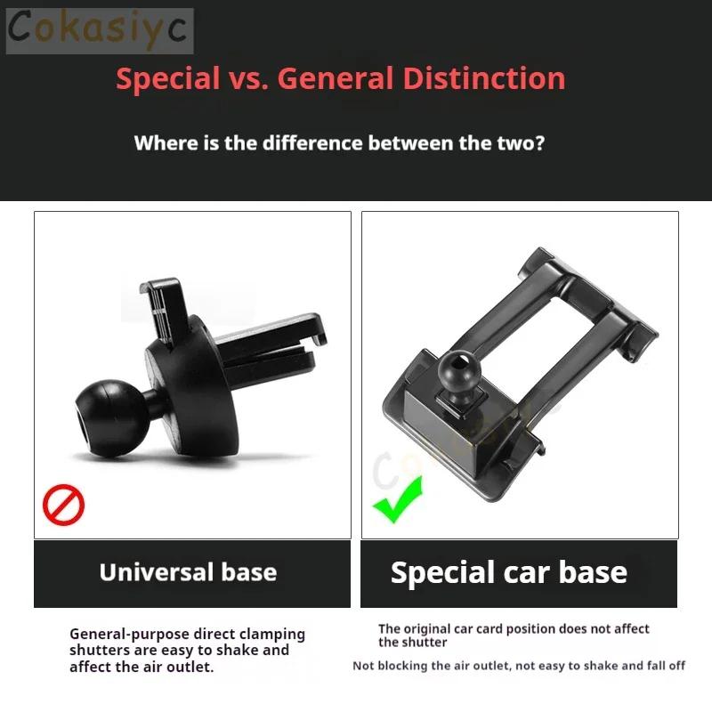 Car Phone Holder Base Special Mounts For JEEP Compass 2017-2020 Fixed Air Outlet Bracket Base Accessories With Ball Head 17mm