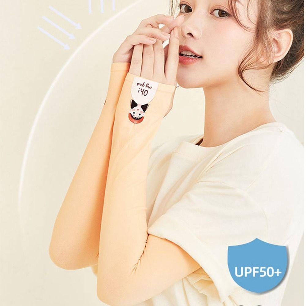 Cycling Gloves Driving Gloves Arm Warmers Ice Silk Sleeves Sunscreen Sleeve Sun Protection Cover