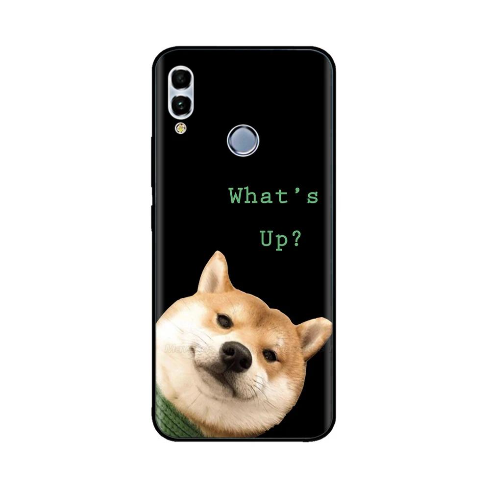 Для Huawei P Smart 2019 Чехол Чехлы для телефона Защита камеры Смешная Мягкий Силикон Задняя крышка Для Huawei P Smart 2019 Чехол Fundas