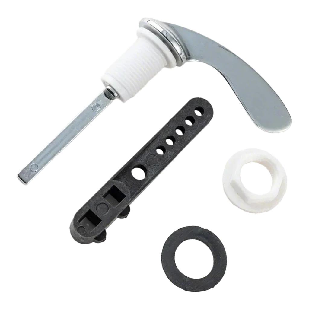 Ручка слива унитаза из цинкового сплава, сменная ручка для унитаза, рычаг слива для ремонта, замена ручки слива бачка, простая установка