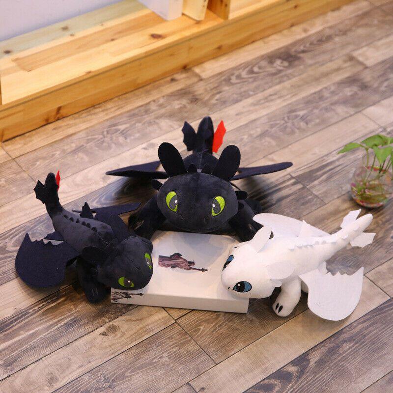 How To Train Your Dragon Toothless Night Fury Soft Plush Toy 20cm 25cm 35cm 45cm 65cm Educational Gift For Kids