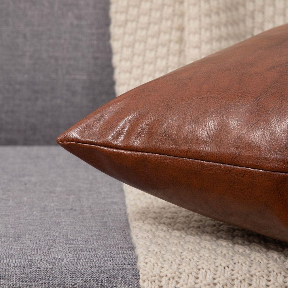 30x50cm Pillow Case PU Leather Pillow Shell Home Decor Throw Pillows Cover Hotel