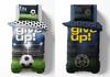 Bedding set glowing in the dark 140x200 football pitch