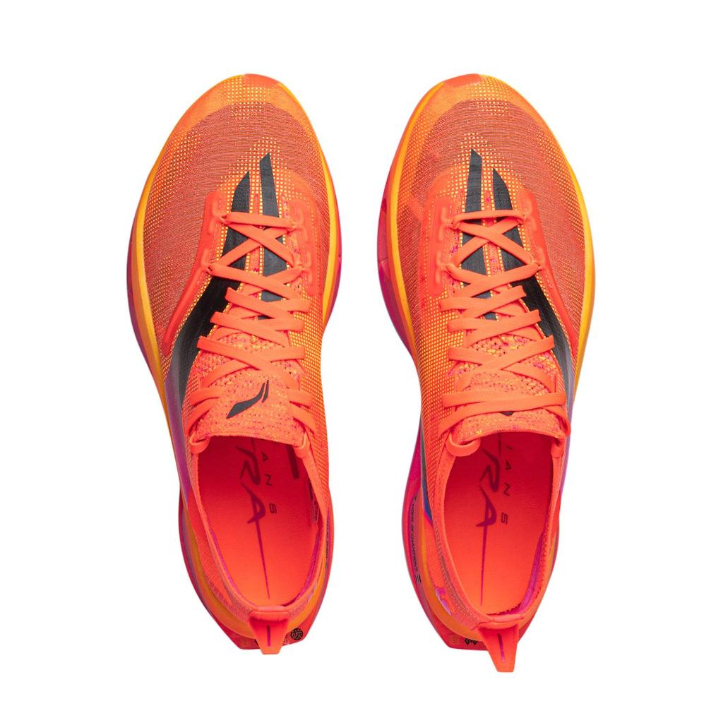 Li Ning Feidian 5 ULTRA Беговые кроссовки Унисекс Низкие Флуоресцентный Оранжевый Пламя ARMV005-21