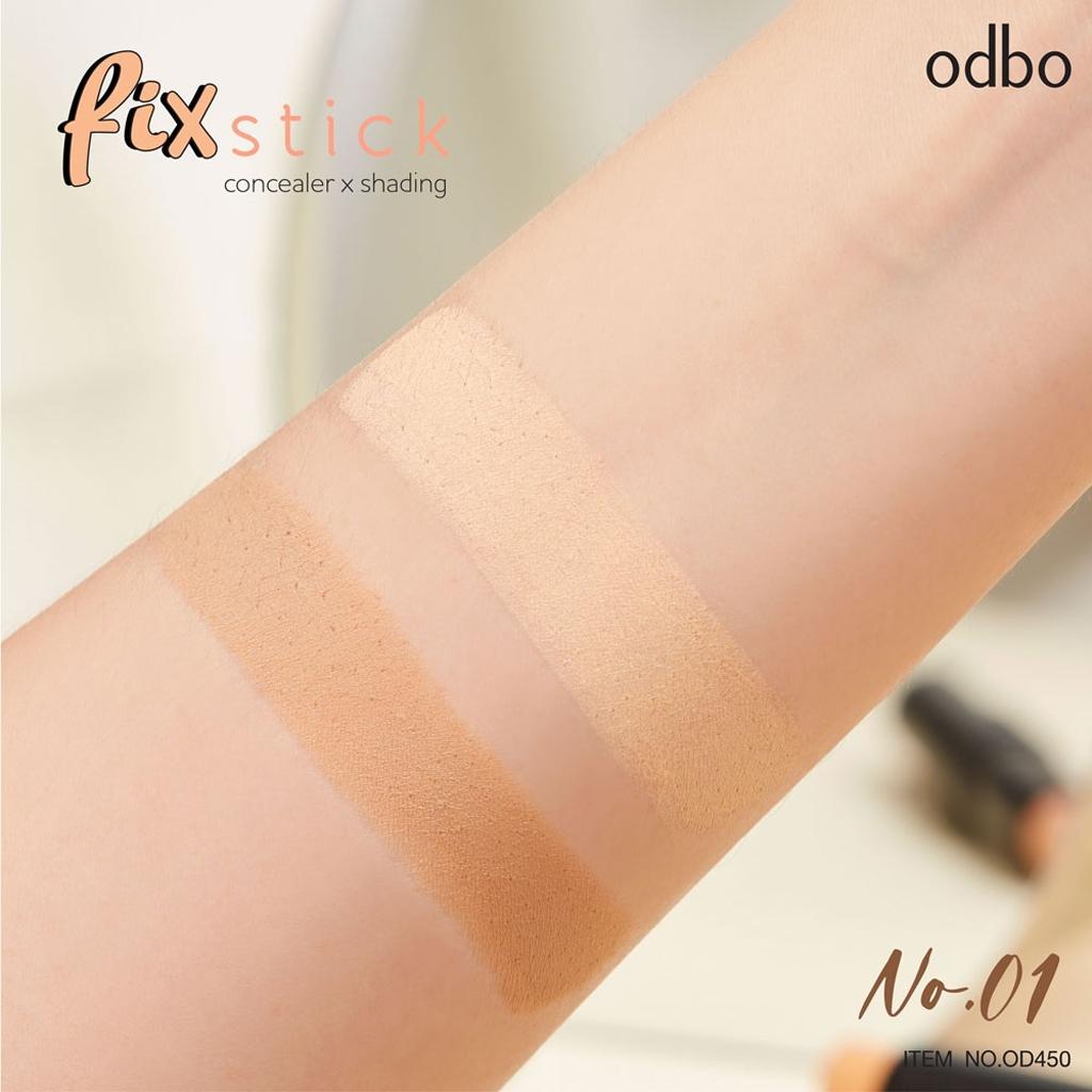 odbo Fix Stick Concealer x Shading 6 г. - OD450 №1 №2 №3