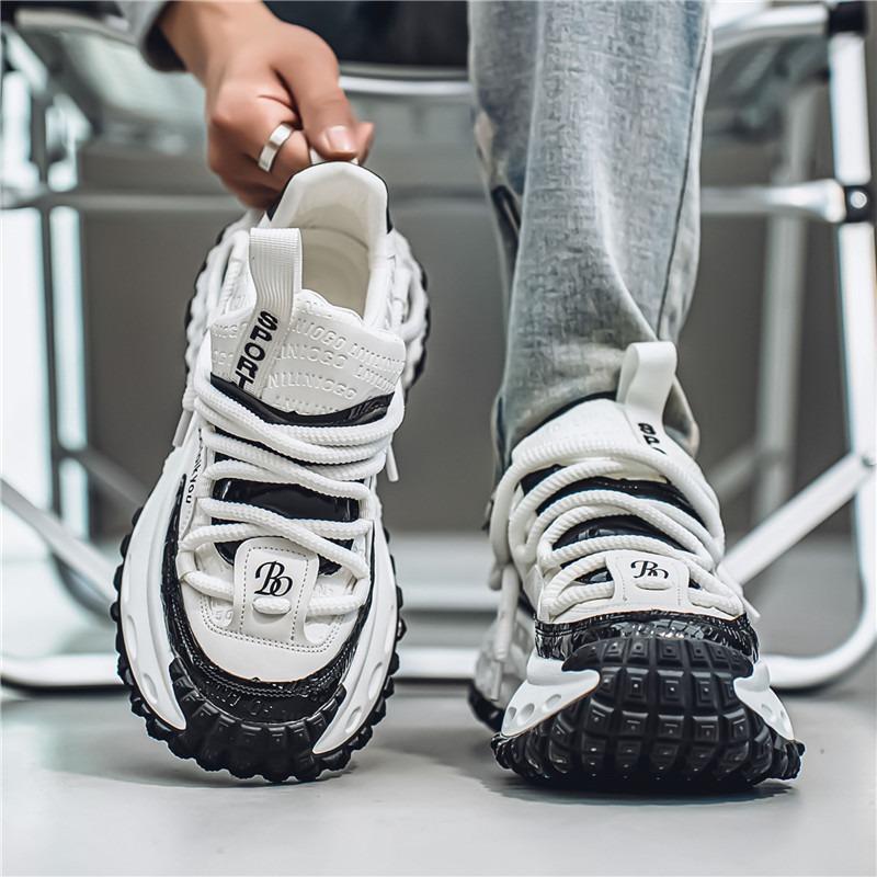 Мужская обувь весна и лето новая толстоподошвенная увеличивающая рост обувь для папы мужская модная повседневная спортивная обувь