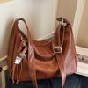 Сумка большой вместимости Ретро и стильная сумка-тоут для поездок Мягкая кожа Сумка через плечо