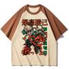 Shoto Todoroki Tee women Y2K funny patterned t shirt female streetwear y2k harajuku clothing