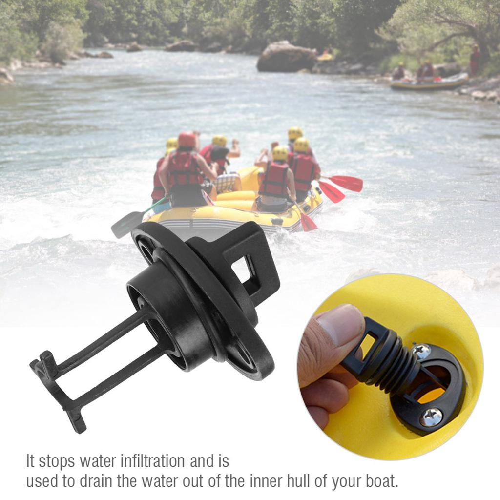Drain Plug Kit Drain Stopper Bung Screws for Dinghy Kayak Canoes Boat