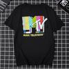 Men Clothing Retro T Shirt Vintage Rock Hip Hop Tv T Shirt Summer Unisex Casual Tshirt Mtv Music Television Graphic Tshirts Tees#Color