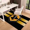 Wolves Team Emblem Printed Area Rug for Office, Chair Rug, Decorative Carpet Floor Mat, Large Size Fan gifts Christmas gifts