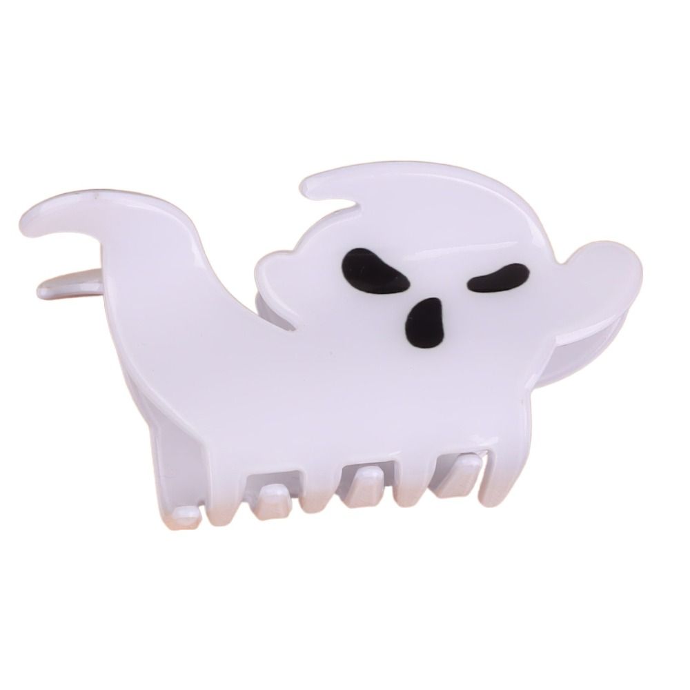 Colourful Ghost Hair Claw PVC Shark Clip Funny Halloween Claw Clip Girls