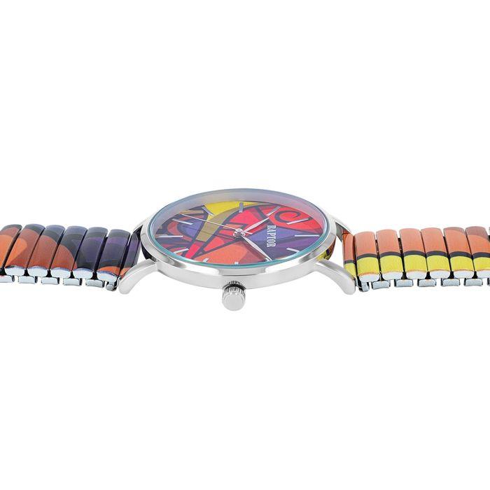 Montre - RAPTOR - Colorful Edition - 36 mm - Bracelet acier extensible - Quartz Miyota 2035