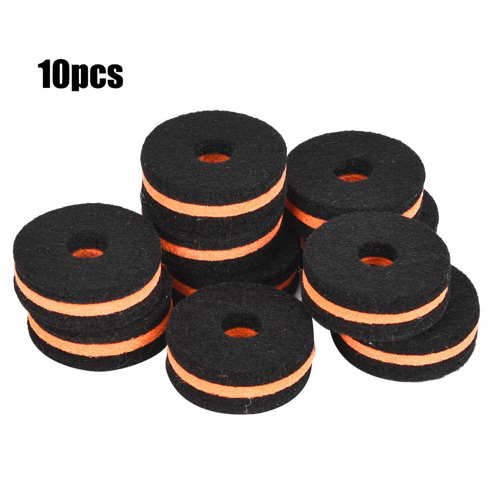 10 шт. подставка для тарелок фетровая 35 мм черная оранжевая защитная втулка для тарелок сменная часть