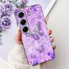 Чехол для телефона Tecno Camon 40 Pro 5G CM7 Camon40 40Pro Роскошный Бабочка Цветок Девичий 2D Печатный Корпус Мягкая Матовая ТПУ Задняя Крышка