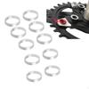 10x Chainwheel Spacers Washers Spacer Gaskets Aluminum Bicycle Crankset for Mountain