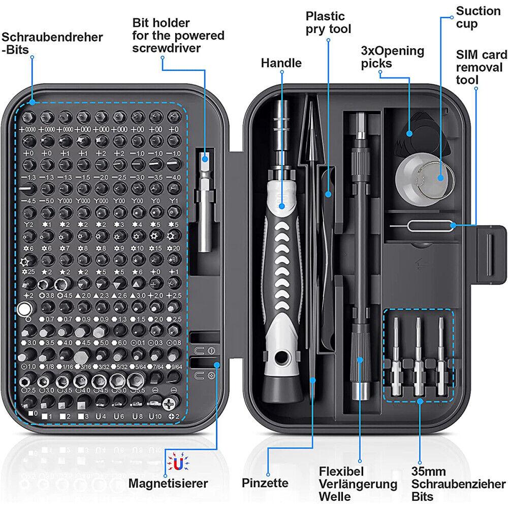 Новый набор прецизионных отверток 130 в 1, набор инструментов для ремонта часов для компьютера, телефона