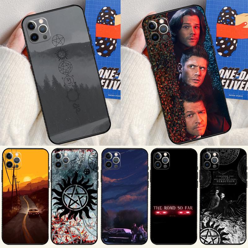 Сверхъестественный Чехол Для Apple iPhone 16 15 14 12 11 13 Pro Max Mini XR 15 16 Plus 16e Защитная Крышка