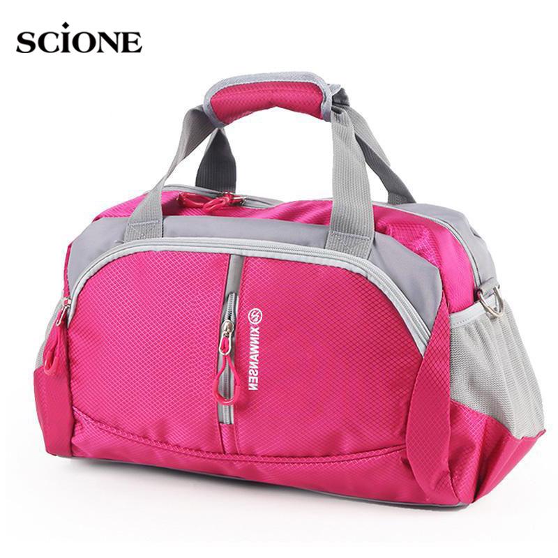 Спортивная спортивная сумка для женщин и мужчин, нейлоновая водонепроницаемая сумка для фитнеса и тренировок на плечо, дорожная сумка для йоги, багажа