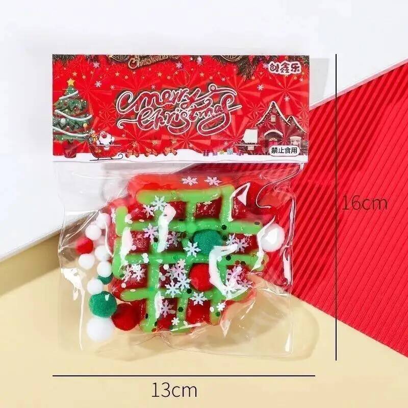 Christmas Cat Paw Squishy Fidget Toy Cute Slow Rebound Stress Relief Toy Pinch Decompression 2025 Xmas Gift Cat Claw Squeeze Toy