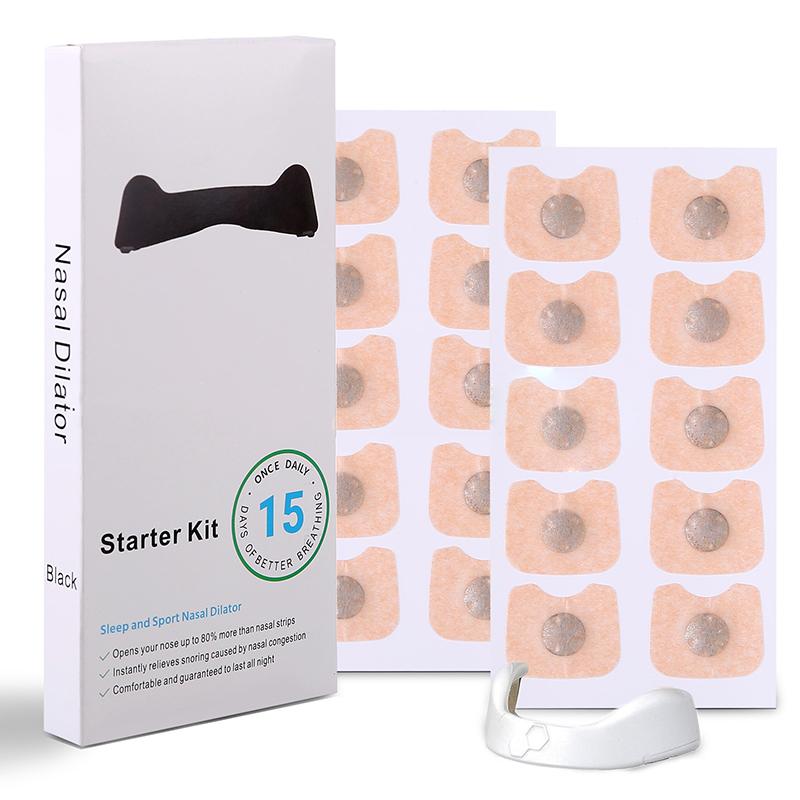 Носовые дыхательные дилататоры Магнитный стартовый набор Остановите храп Назальные полоски Увеличьте поступление воздуха Улучшите качество сна Уменьшите храп