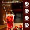 20Pcs Stainless Steel Coffee Stir Sticks Reusable Stainless Steel Cocktail Sticks Practical Stainless Steel Beverage Stirrers