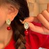 Серьги-подвески Ankola Red Portrait в средневековом стиле – элегантные ретро-серьги для женщин