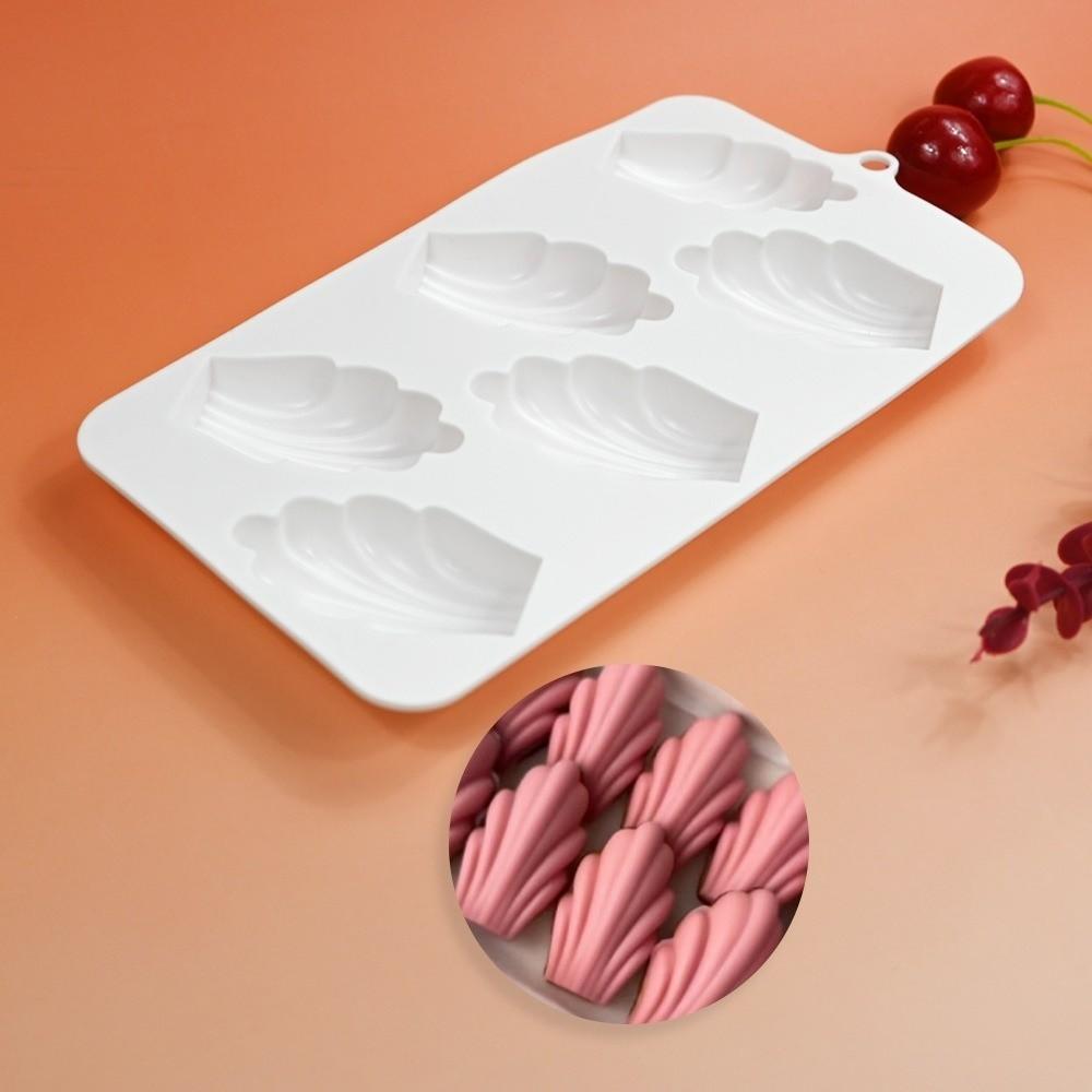 Silicone Material Baking Mold 6-Cavity Dessert Mold Easy Release Pudding Mold Bread Making