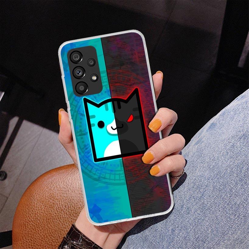 Чехол для телефона Geometry Dash для Samsung Galaxy A17 A16 A15 A14 A13 A57 A56 A55 A54 A53 A37 A36 A35 A34 A33 A26 A25 A24 A23 Gal
