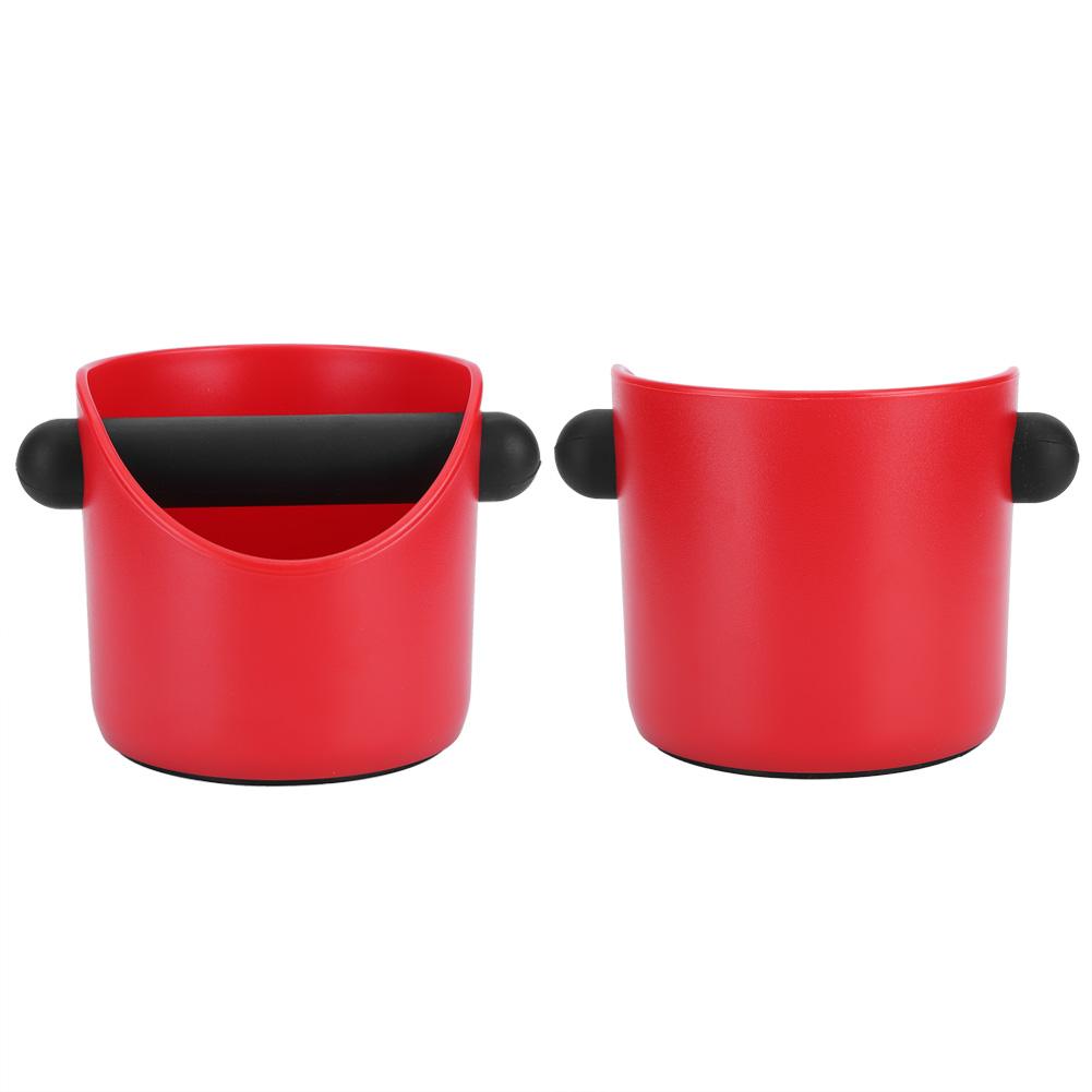 Мини-контейнер для кофейной гущи NonSlip Straight Port Household Grind Bucket Knock Bin Box(красный )
