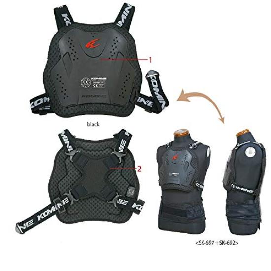 Komine CE Protector for Motorcycles free 909 CE Standard Multi-Chest SK-697