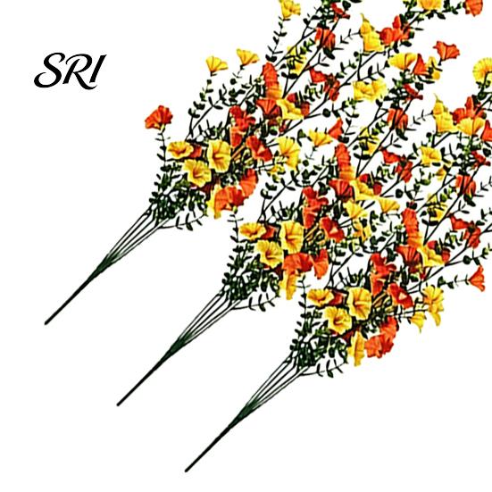 Indoor Outdoor Artificial Plants Fall for Hanging, UV-Resistant Faux Flowers, Lifelike Trailing Vines Weddings Autumn Porch Front Door Decoration