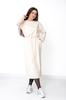 Women's warm straight dress – Adjustable waist drawstring, Demi-season 8445-104 HC