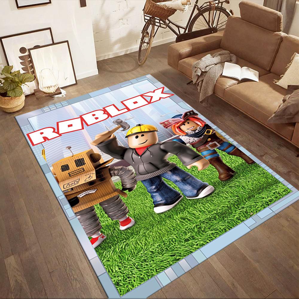 Roblox 180 Floor Rug Office Rug Design for Decorate room Hallway Dormitory Game Room Anti-slip Rug Anime Office Decor Best for Christmas