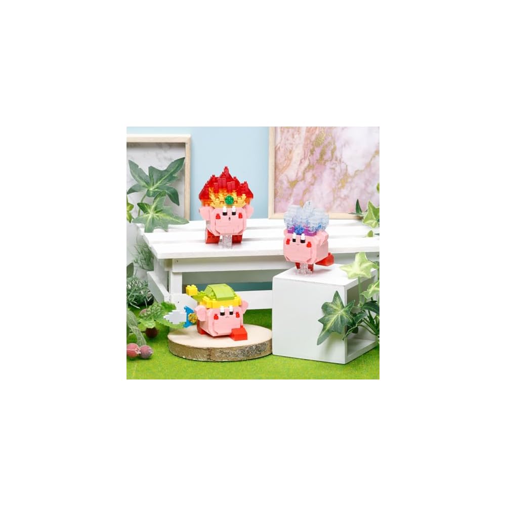 Набор для сборки Kawada Nano Block Kirby Огонь 3x10,5x18 см Возраст 12+ Декор для дома Хобби