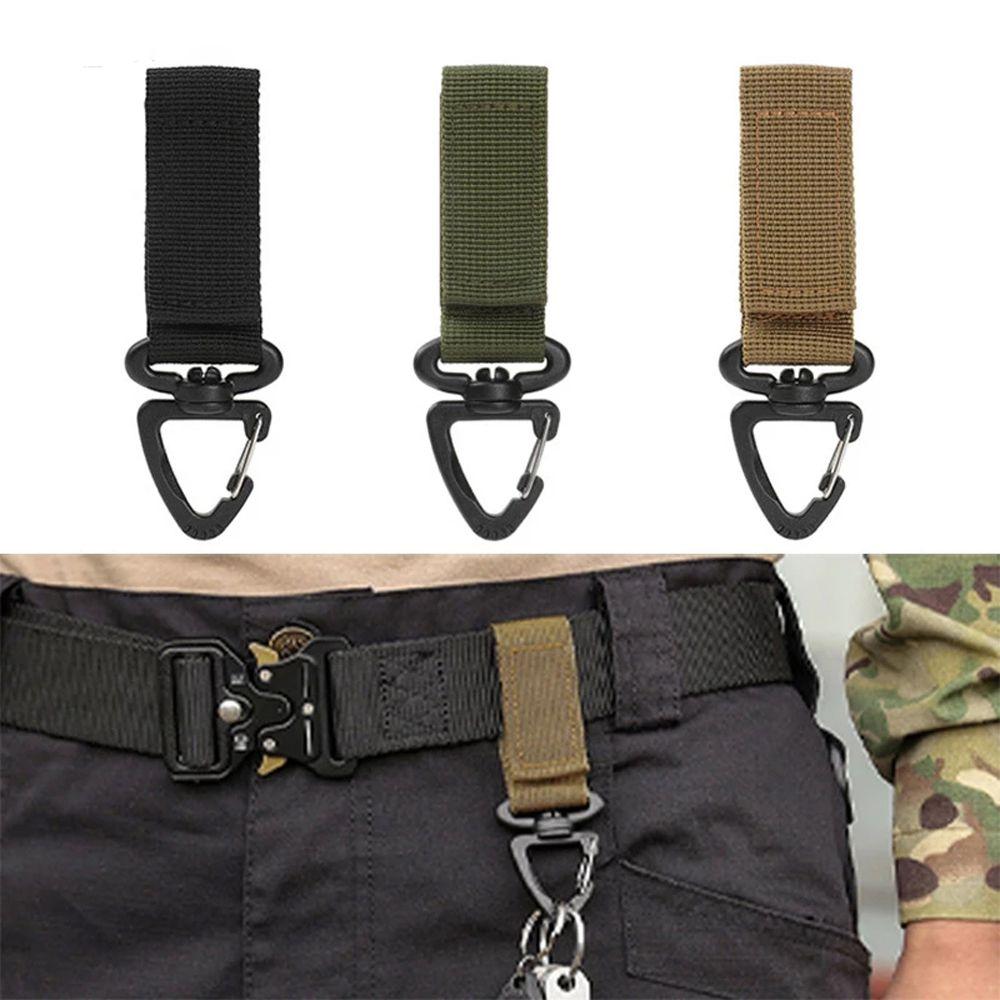 Hiking Accessories Anti-lost Webbing Hook Outdoor Carabiner Camping Carabiner Backpack Key Hook