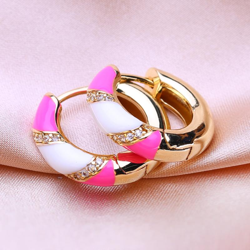 KNIKOO Round Clip Earrings For Women Fashion Earrings Jewerly For Wedding Party Gifts