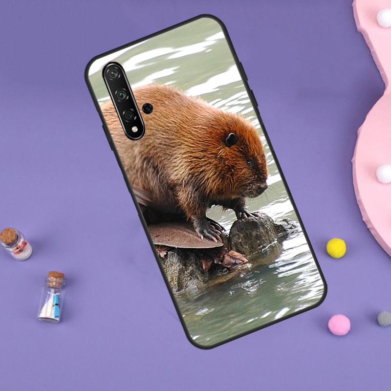 Животное Бобр Для Huawei Nova 7i 8i 11i 12i 12s 9 10 SE Y60 Y61 Y70 Y72 Y73 Y90 Y91 P20 P40 P30 Lite Чехол
