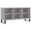 VidaXL TV Stand Sonoma Grey 103.5x30x50 Cm Engineered Wood 827002