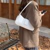 Simple Female Commuter Shoulder Bags Niche Style Solid Color Women's Top Handle Bags  New Leather Ladies Underarm Bags