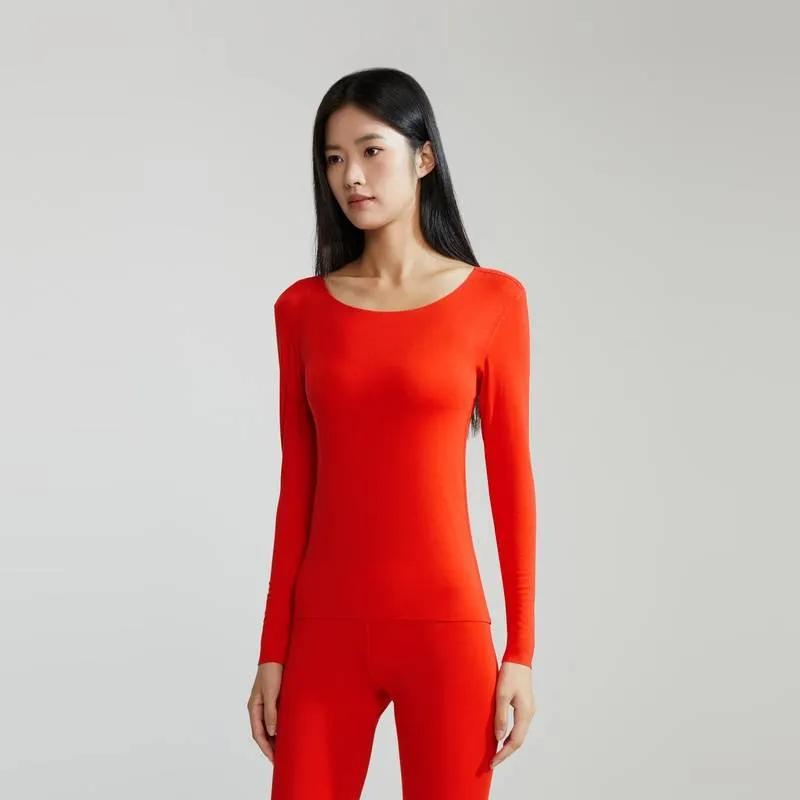 CALVIN KLEIN Thermal Top Women's Garnet Red (Unisex) Thermal Tops AD0003 3RB