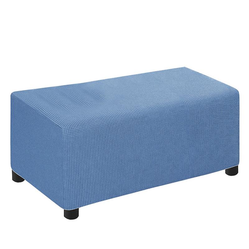 1 шт. Чехол на табурет Прямоугольный Накидка Большой Полиэстер Эластичный Съемный Стрейч Однотонный Защитник Табурета